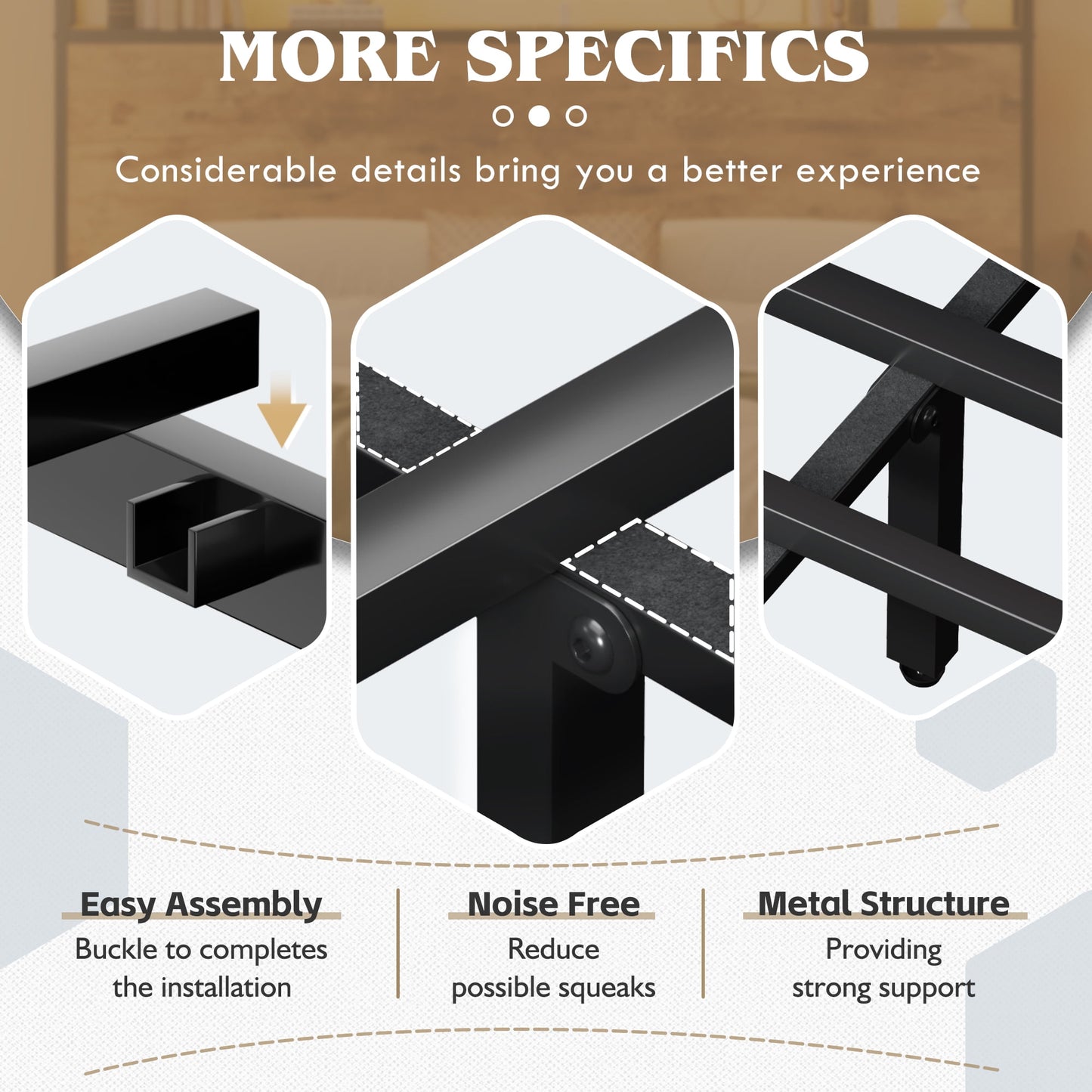 Fluest Full Bed Frame with 2-Tier Storage Headboard, USB Port and LED Light, 4 Storage Drawers, Begie